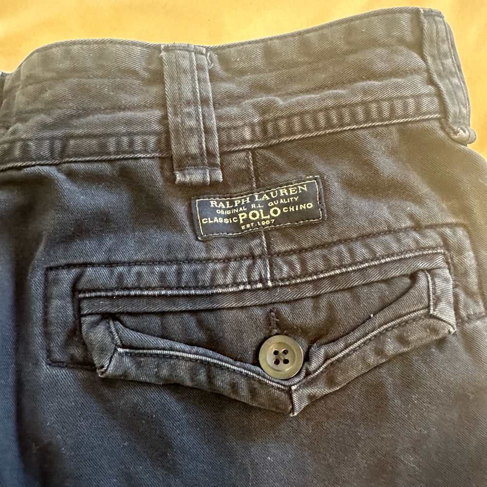 Ralph Lauren Navy Chino Trousers